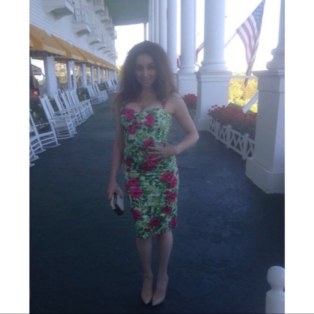 Floral Pencil Dress